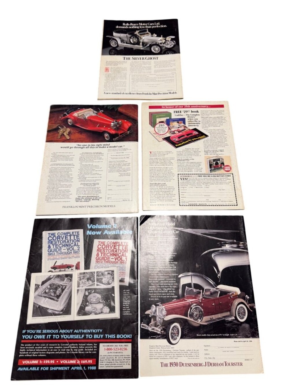5 Vintage Special Interest Autos SIA Magazines 1980s BMW Cadillac Packard Car Lo - Picture 2 of 16